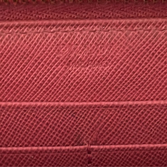 Prada Saffiano Fuchsia Zip Around Wallet - Picture 2 of 10